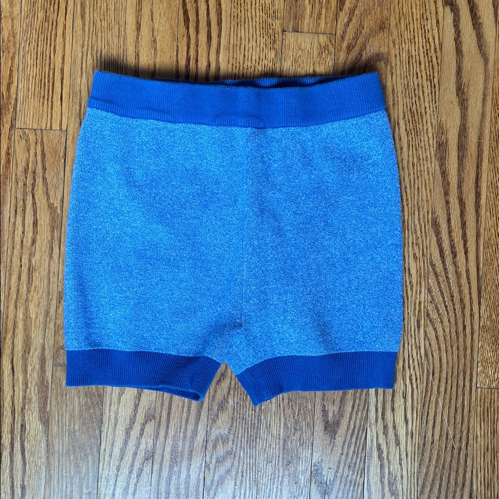 Blue Knit Nude Lucy Shorts Small